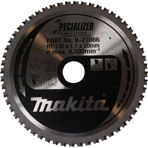 makita stainless steel cutting blade